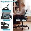 Giantex Ergonomic Mesh Office Chair, Mid-Back Computer Chair with Breathable Backrest, Lumbar Support and Adjustable Height, Gaming Chair, Swivel Rolling Desk Chair for Home Office, Task and Study
