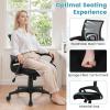 Giantex Ergonomic Mesh Office Chair, Mid-Back Computer Chair with Breathable Backrest, Lumbar Support and Adjustable Height, Gaming Chair, Swivel Rolling Desk Chair for Home Office, Task and Study