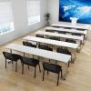 Giantex Set of 5 Office Guest Chair, Stackable Waiting Room Chair with Padded Seat, Metal Frame, 330Lbs Capacity, Conference Room Chair, Reception Chair for Lobby, Training Room, Meeting Room (1)(3)
