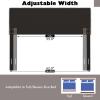 Giantex Headboard with Charging Station, Queen/Full Size Geometric Tufted Upholstered Head Board w/2 AC Outlets, USB & Type-C Ports, Rubber Wood Legs, Width Adjustable Modern Bed Headboard Only (Grey)(Gray)