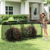 Giantex 108” x 48” x 47” Tunnel Crop Cage, Large Portable Plant Protection Tent w/ 3 Roll-up Zippered Doors & Carrying Bag, Raised Garden Bed Netting Cover for Vegetables, Fruits, Flowers(108” x 48” x 47”)