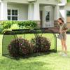 Giantex 108” x 48” x 47” Tunnel Crop Cage, Large Portable Plant Protection Tent w/ 3 Roll-up Zippered Doors & Carrying Bag, Raised Garden Bed Netting Cover for Vegetables, Fruits, Flowers(98” x 48” x 48”)