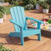 Giantex Kids Adirondack Chair, All-Weather HIPS Children’s Outdoor Chair w/Ergonomic Design, Toddler Lawn Chairs for Age 3-8, Kids Beach Chair for Garden Patio Backyard (4,Pink)(Turquoise)