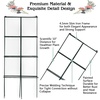 Giantex 8 Pack Folding Tomato Cages, 39″ Square Plant Support Cage, Metal Tomato Trellis for Garden, Pots, Climbing Plants, Vegetables, Flowers, Fruits(1)