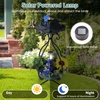 Giantex Bird Bath with Planter – Solar Lighted Bird Bath for Outside with Bird Feeder, Lotus Water Bowl for Bathing, Flower Planter with Drainage Holes, Standing Birdbath for Garden Yard (Bronze)(Green)