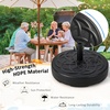 Giantex Fillable Umbrella Base Stand, 80 lbs Heavy Duty HDPE Patio Umbrella Base, Weighted with Water & Sand, 2 Adjustable Knobs, Fits 1.5″–1.9″ Poles, for Outdoor Deck Pool Garden(102.0 Pounds)