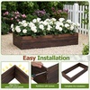 Giantex Wooden Raised Garden Bed, 23″ x 23″ Square Fir Wood Planter Box with Open-Ended Base for Vegetables Flowers Herbs, Indoor Outdoor Elevated Planter Container for Patio, Yard, Garden & Balcony(45″ x 23″ x 9.5″)