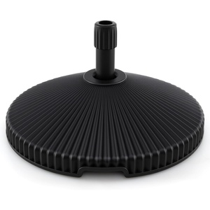 Giantex Fillable Umbrella Base Stand, 80 lbs Heavy Duty HDPE Patio Umbrella Base, Weighted with Water & Sand, 2 Adjustable Knobs, Fits 1.5″–1.9″ Poles, for Outdoor Deck Pool Garden(55.0 Pounds)