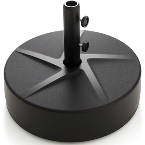 Giantex Fillable Umbrella Base Stand, 80 lbs Heavy Duty HDPE Patio Umbrella Base, Weighted with Water & Sand, 2 Adjustable Knobs, Fits 1.5″–1.9″ Poles, for Outdoor Deck Pool Garden(88.0 Pounds)